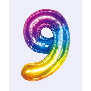 Blu numero N3 palloncino 100cm laurea per la festa della mamma cinese nuovo anno scuola di san valentino lettere di natale di Halloween - Product Image 4