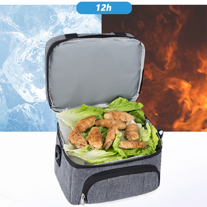 Wieder verwendbare Thermal Beach Picknick Camping Isolierte wasserdichte Doppelschicht-EVA-Kühltasche mit großer Kapazität und individuellem Logo - Product Image 4