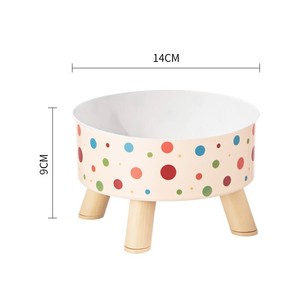 Cat &amp; <strong>Dog</strong> Stainless Steel Pet <strong>Bowl</strong> with Cat Graphic Leak Proof Modern Non-slip Anti-overturning High-foot Design Neck Protection - Product Image 6