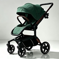 Poussette de luxe haut de gamme pour bébé avec siège réversible et position haute – Coches Para Bebes Bebek Arabasi
