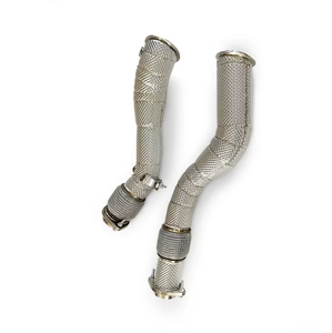 Fabrication professionnelle de tuyaux d'<span class=keywords><strong>échappement</strong></span> haute performance pour BMW X3M X4M F97 F98 3.0T 2019-2023 - Product Image 5
