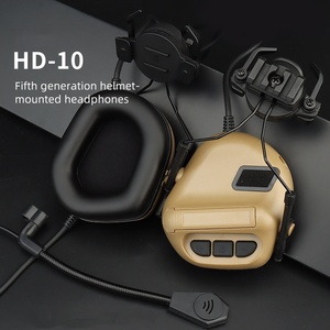 Casque tactique style 5.0 étanche en ABS pour la <span class=keywords><strong>chasse</strong></span> et le tir en extérieur, sans réduction <span class=keywords><strong>de</strong></span> bruit ni fonction <span class=keywords><strong>de</strong></span> capture sonore - Product Image 6