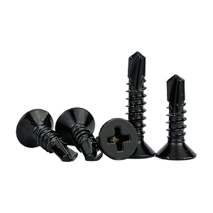 Tornillos Autoperforantes de Cabeza Plana de Acero Inoxidable 410 Negros para Techos de Lámina Metálica M3.5-M5.5 - Product Image 5