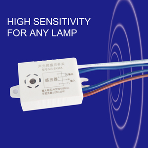 Lonten, 1 unidad, sensor de voz de sonido automático de 220V de V para interruptor de luz de calle, Control de foto, 38x28x16mm, Dropshopping - Product Image 5
