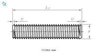 British and American Steel Full Thread Stud Threaded Rods 3/8 3/4 5/8 1/2 1 Inch 1-1/8 Black Heavy Duty