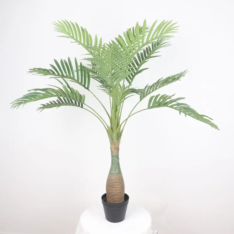 Supply customized product palm tree artificial wine bottle kwai tree realistic fake tree for garden,house,office,hotel decor