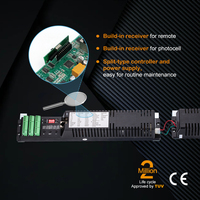 Turtech XC90 150KG Pintu Geser Kaca Sensor Otomatis Motor dan Pengontrol Pintu Geser Otomatis Sistem Pintu Geser Otomatis
