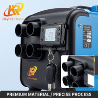 Chauffage d'appoint diesel tout-en-un OkyRie AX52H 5KW avec boîtier en fer et plastique, durable, pour fourgonnettes et bateaux