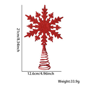 Forniture per feste di capodanno <span class=keywords><strong>oro</strong></span> argento polvere rossa fiocco di neve decorazioni per <span class=keywords><strong>albero</strong></span> di natale e ornamenti per la palla - Product Image 5