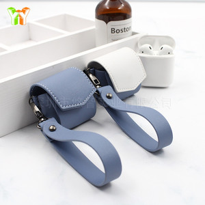 Funda protectora para auriculares inalámbricos Bluetooth de cuero PU coreano/funda protectora para Airpods/bolsa de almacenamiento para auriculares inalámbricos Bluetooth - Product Image 2