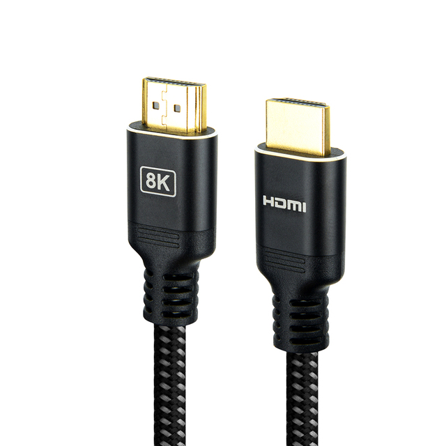 High Quality HDMI Cable 8k 60hz 120hz Ultra High Speed 48gbps HDMI Cable 2.1 Version Resolution Dynamic Hdr Earc 8k HDMI Cable