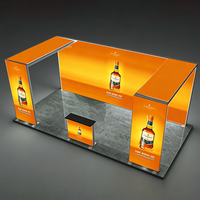 Boîte à lumière LED modulaire en PVC SEG pour tissu, 10-20 pieds, pour salon professionnel, toile de fond LED, exposition, publicité SEG, stand d'exposition