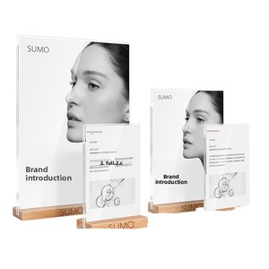 Espositore da Tavolo in Acrilico Ricaricabile Ecologico con Trattamento Superficiale Verniciato per <span class=keywords><strong>Menu</strong></span>, Listino Prezzi e Ordini - Facile da Usare - Product Image 4