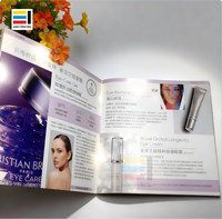 Brochure personnalisée pour catalogue de produits de beauté, brochure promotionnelle, impression de livrets, couverture souple en papier couché, reliure agrafée
