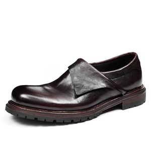 Nouvelles Chaussures d'été en Cuir de Luxe de Haute Qualité - Style Rétro Anglais Décontracté pour Affaires, Mocassins Monobloc - Product Image 2