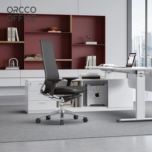 Chaise pivotante en cuir Pu de luxe, fonction chef de ménage, projet économique moderne, ordinateur de bureau, travail - Product Image 1