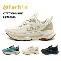 Chaussures de course légères et durables pour hommes, style plateforme, antidérapantes, pour la marche, fabrication OEM ODM