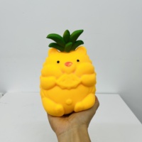 Siap Kirim Mainan Squishy Bentuk Beruang Nanas Kuning Jumbo Lucu, Slow Rising, Pereda Stres, Fidget Toy