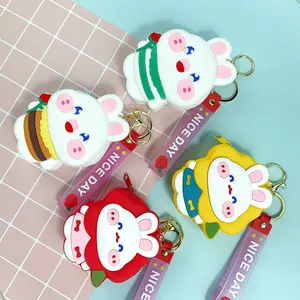 Custom Factory-Designed Three-Dimensional Silicone Coin Purse Key Bag And Storage Bag In Multi-Colors