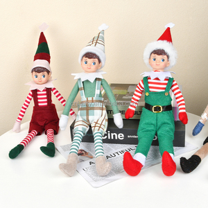 Décorations de Noël populaires à suspendre, ornements de poupées en plastique écologiques pour les fêtes - Product Image 2
