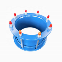 Raccord flexible universel en fonte ductile (DCI) de haute qualité-Alimentation manuelle, DN50-DN2000, PN10/16/25, pour tuyaux PE/DI/PVC
