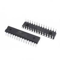 Microcontrolador AVR 32K de 8 bits, DIP28 en línea, nuevo, original, importado, con memoria flash, en línea