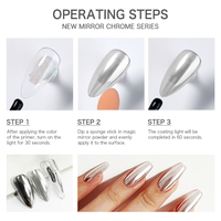 Bonbons néon couleur miroir fluorescent Chrome poudre à ongles miroir Chrome Pigment ongles