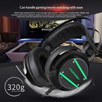 Casque de jeu E-sport haute fidélité USB 7.1 avec son surround PS4, caisson de basses et réduction active du bruit