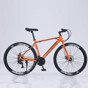 Vente en gros Meilleur prix Vélo de course pour homme Cadre en acier à haute teneur en carbone 700c 27 vitesses OEM avec système de freinage à disque Vélo de route bon marché - Product Image 5