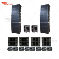 VERA36 + Sistema de sonido de matriz lineal profesional de altavoz activo dual de 12 pulgadas