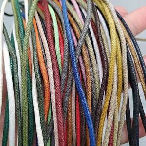 Tali Sepatu Katun Berlapis Lilin Bulat, Tali Sepatu Boot Berlapis Lilin Tebal 2.5mm, Dapat Dibuat Dalam Warna Lain - Product Image 5