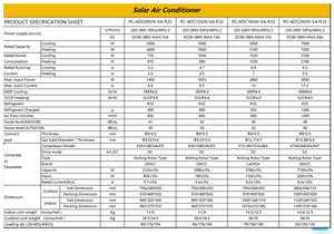 9000-24000 BTU <span class=keywords><strong>Aire</strong></span> <span class=keywords><strong>acondicionado</strong></span> solar <span class=keywords><strong>Aire</strong></span> <span class=keywords><strong>acondicionado</strong></span> integrado Inversor fuera de la red Fábrica de <span class=keywords><strong>aire</strong></span> <span class=keywords><strong>acondicionado</strong></span> solar - Product Image 4