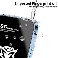 Grand arc Hd verre trempé soie Premium 9H 0.33Mm anti-poussière anti-casse protecteur d'écran de téléphone portable pour Tecno Spark Go 2025