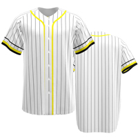 Vente en gros OEM de maillots de softball personnalisés par sublimation, design de maillot de baseball de style américain, uniformes d'équipe de baseball personnalisés par sublimation