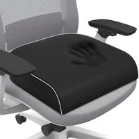 Coussin de siège en mousse à mémoire de forme pour soulager les douleurs du coccyx, soutien doux avec housse amovible antidérapante pour chaise de bureau, siège de voiture, avion