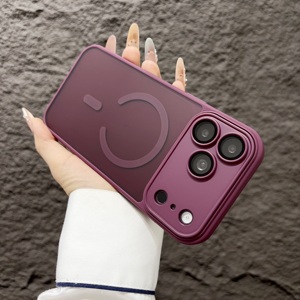 Funda Transparente Mate Simple Skin Touch para <span class=keywords><strong>iPhone</strong></span> 11 <span class=keywords><strong>12</strong></span> 13 14 15 16 17 18 Pro Max, Carga Inalámbrica, Magnética, Translúcida, Delgada - Product Image 2