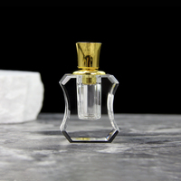 Flacons classiques vides de 1/3/5 ml en verre transparent avec bille roulante pour huiles essentielles, conteneurs pour parfums, cadeau fait main