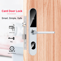 Cerradura Electrónica Inteligente para Puerta de Habitación de Hotel con Tarjeta Magnética RFID, Diseño Delgado, con Sistema de Software Gratuito