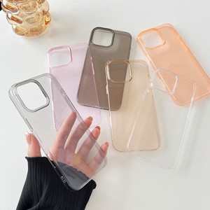 เคสโทรศัพท์พีซีแข็งใสคุณภาพสูง ดีไซน์สีพื้นโปร่งแสง สำหรับ 16 15 Pro - Product Image 5