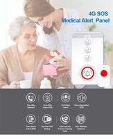 Tarjeta SIM 4G LTE UE con Sistema de Alarma SOS, Activación por Voz, Comunicación Bidireccional, Panel de Alerta para Cuidado de Personas Mayores, Llamada de Emergencia