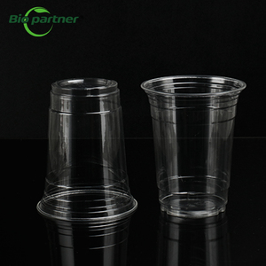 Factory Price Food Grade Compostable Disposable Pla CUP Clear Biodegradable Clear Disposable Plastic PLA Cold Drinking Cups