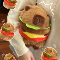 Hambourg Capybara Peluche Jouet Moelleux Kawaii Peluche Poupée Simulation Capibara Anime Mignon Animaux En Peluche Doux En Peluche Cadeau Enfant Jouets