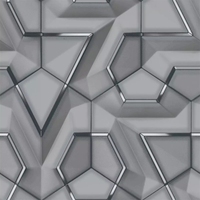 Nouveauté 2025 Papier Peint Géométrique PVC Imperméable Autocollant pour Décoration Murale Arrière de Canapé