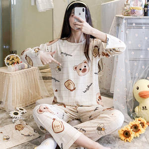 Conjunto de Pijamas para <span class=keywords><strong>Mujer</strong></span>, Pijamas de <span class=keywords><strong>Invierno</strong></span> para <span class=keywords><strong>Mujer</strong></span>, Nueva ropa de dormir, Pijamas estampados de dibujos animados, <span class=keywords><strong>Pijama</strong></span> bonito de manga larga para <span class=keywords><strong>Mujer</strong></span> - Product Image 6