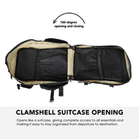 Sac de randonnée extérieur universel pour hommes et femmes Assault Tactical Backpack Doublure Matériel Cadre externe