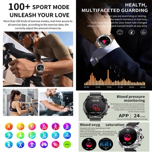 หูฟังไร้สายแบบ 2 in <span class=keywords><strong>1</strong></span> รุ่น T95 สมาร์ทวอทช์ รองรับการโทรผ่านบลูทูธ สายรัดข้อมือสำหรับออกกำลังกาย วัดแคลอรี่ หูฟังไร้สาย สมาร์ทวอทช์ - Product Image 4