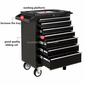 Large Universal <b>Locking</b> Rolling Metal Tool <b>Cabinet</b> with Adjustable Shelves & Multi-Storage Customized OEM Support - Product Image 3