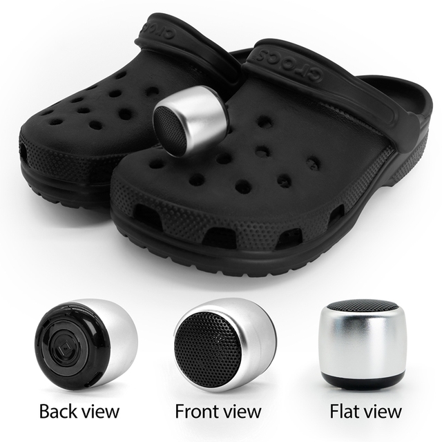 Wholesale Waterproof Bluetooth Speaker Clog Charms Portable Mini Speaker Shoe Decor for Clogs Wireless Music Shoe Accessories