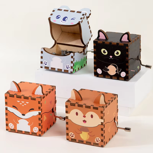 Yiyu <span class=keywords><strong>En</strong></span> gros Boîte à <span class=keywords><strong>musique</strong></span> <span class=keywords><strong>en</strong></span> bois créative à manivelle <span class=keywords><strong>classique</strong></span> mini rectangulaire, durée sonore de 30 secondes, style minimaliste moderne pour <span class=keywords><strong>la</strong></span> <span class=keywords><strong>maternelle</strong></span> - Product Image 3