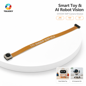 5MP 1080P OV5640 DVP โมดูลกล้องออโต้โฟกัส ISP สายยาวบอร์ดวิดีโอสำหรับสมาร์ทวิดีโอกริ่งประตูและระบบรักษาความปลอดภัยภายในบ้าน - Product Image 1